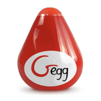 Мастурбатор многоразовый яйцо Gegg - Красный (ПРИ ПОКУПКЕ 3 ЭД) подарок за 1 грн)